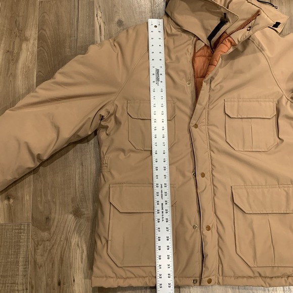 Vintage Grais Arctic Warmth Parka Jacket Mens 50R XL Tan Hooded Quilted USA Made - Picture 11 of 12
